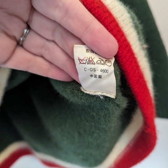 Vintage 90s Disney Mickey Mouse Wool Quarter Zip Pullover Sweater - Picture 8 of 13